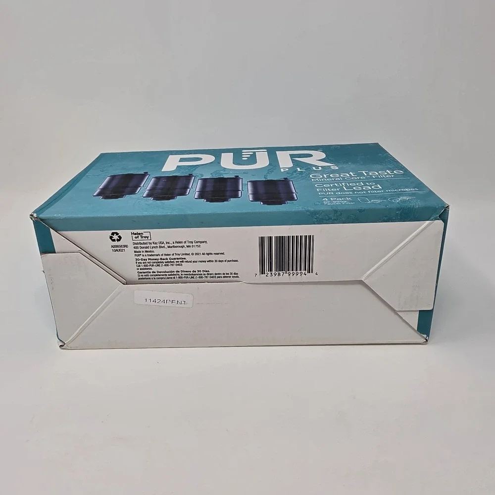 New! PUR Plus RF-9999 Faucet Water Filter Replacement 4 Pack ~ Mineral Core